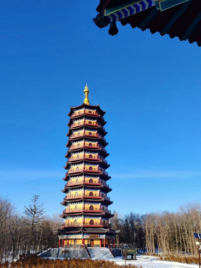 泰安寺里的万佛塔，来源：界面新闻记者摄