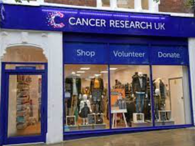 ▲支持癌症研究的慈善商店