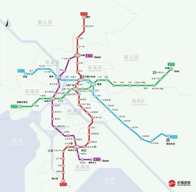 无锡轨道交通站点图