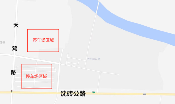 停车场方案：参考上述停车区域示意图