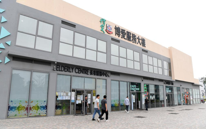 这是3月6日在博爱江夏围村拍摄的服务大楼。新华社记者 陈铎 摄