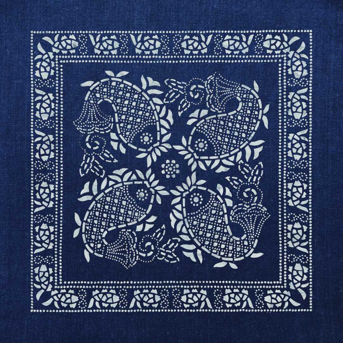 取一小幅蓝印花布,便可掀开南通往事的一角.