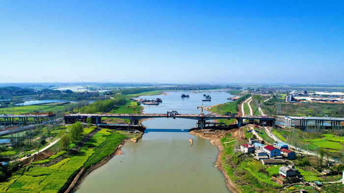 浠水河特大桥合龙忙|兰溪|龙口|浠水河_新浪新闻