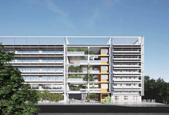 ▲学校建筑效果图