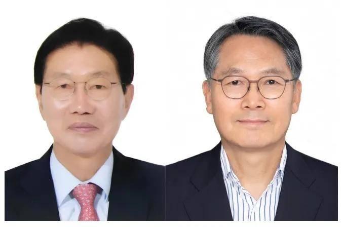 左：沈相培副会长，右：崔京副会长