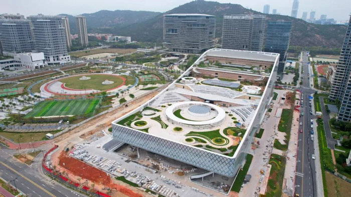横琴文化艺术中心建设现场。曾遥/摄