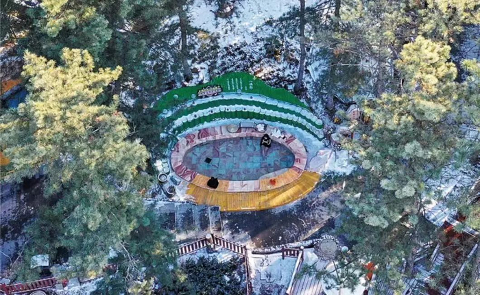 图为隆化县枫水湾森林温泉城一角。承德日报记者 王立群 摄