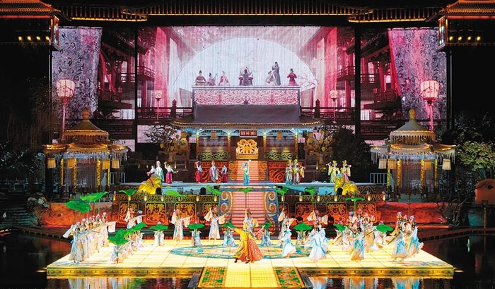 《长恨歌》表演现场 华清宫景区供图