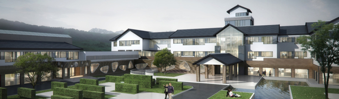 图：南通和佳康复医院前期设计效果图