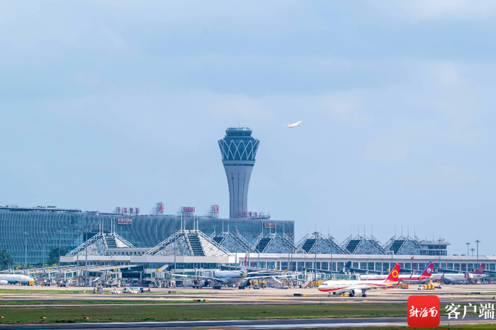 　　海口美兰机场停机坪。海南机场集团供图
