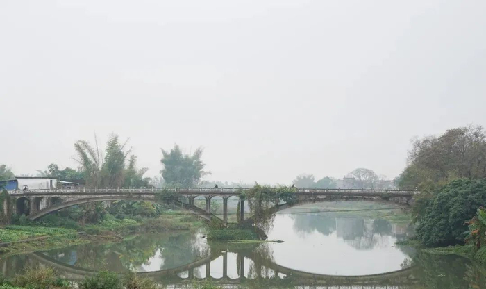 △旧沙帽大桥。