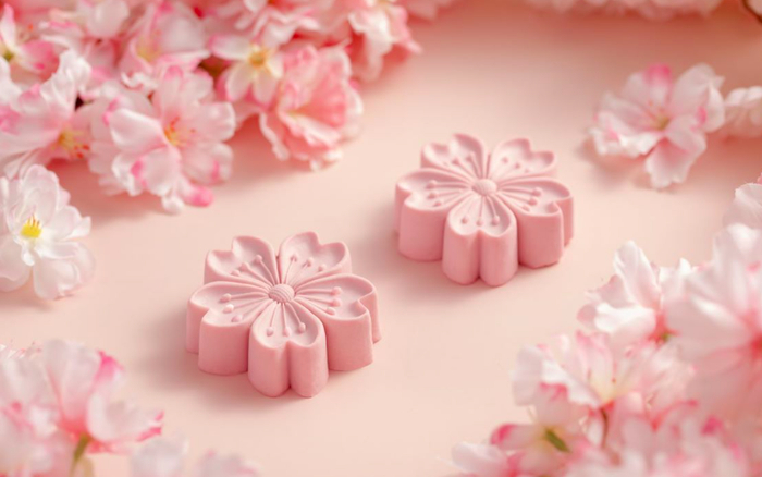 樱花季的高颜值美食。