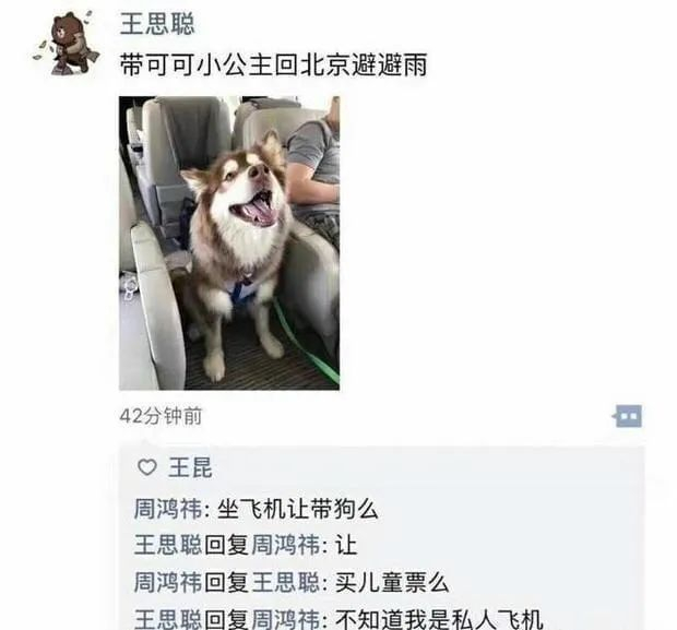 ▲ 360创始人周鸿祎和王思聪之间最广为流传的对话。图 / 网易号