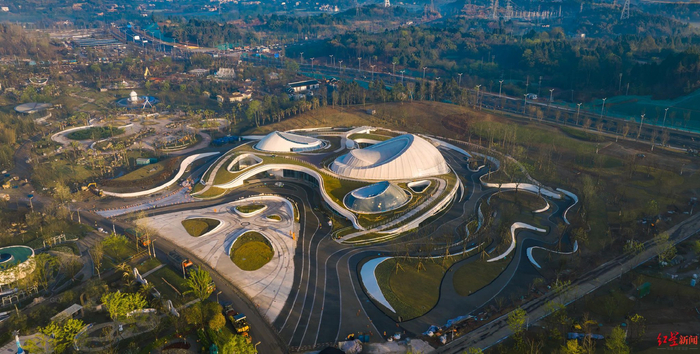 ▲2024成都世园会主会场植物馆 摄影：郭磊