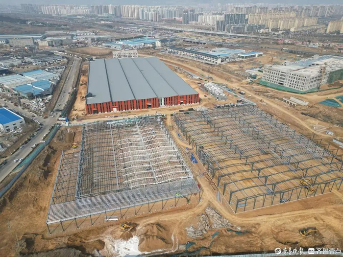 大窑饮品山东生产基地施工现场