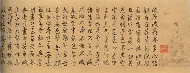 ▲ 乾隆手抄《般若波罗蜜多心经》