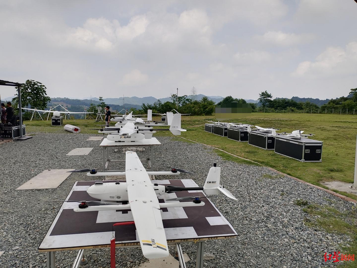 ▲位于成都彭州市的民用无人驾驶航空试验基地（资料图 基地供图）