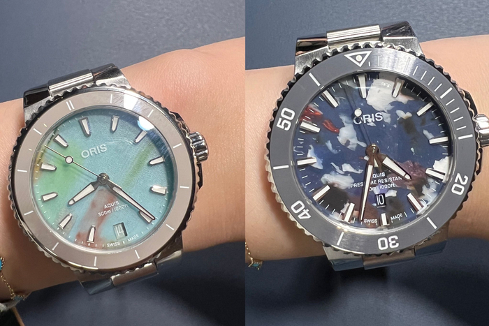 现场试戴Aquis Upcycle日历腕表