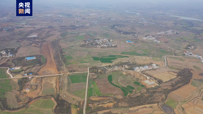 △石家河古城遗址航拍