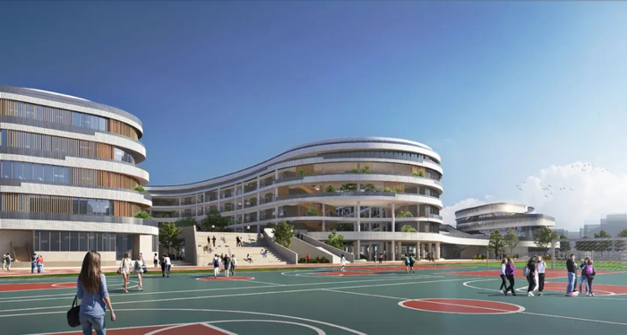 造贝中学效果图