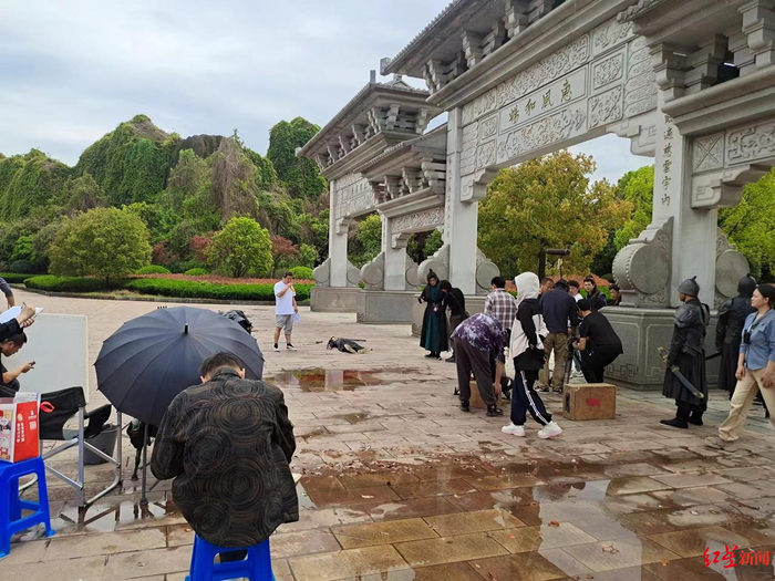 ▲微短剧拍摄现场