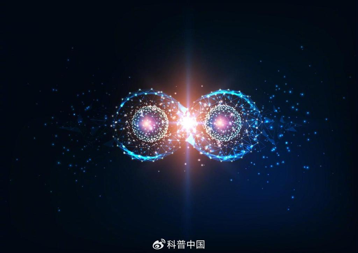 量子纠缠概念图（图片来源：veer图库）
