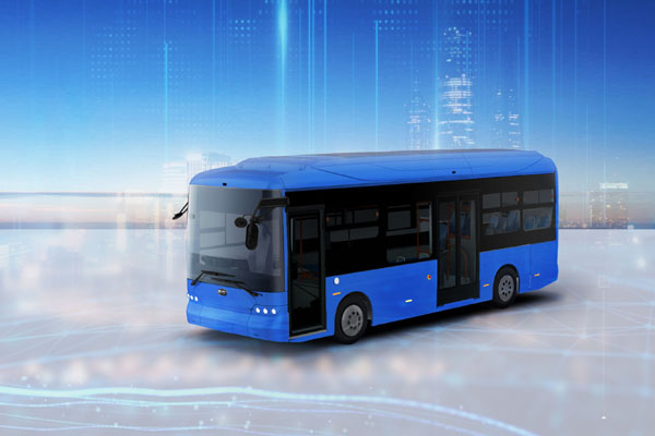 比亚迪推出面向日本市场的J7中型电动巴士,单次充电续航250公里。这是比亚迪J7电动巴士的渲染图。新华社发