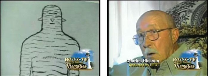 ▲2018年卡尔文•帕克接受媒体采访画出的外星生物