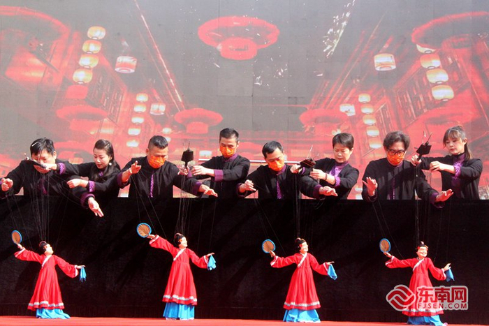 泉州提线木偶戏。东南网记者 谢玉妹 摄