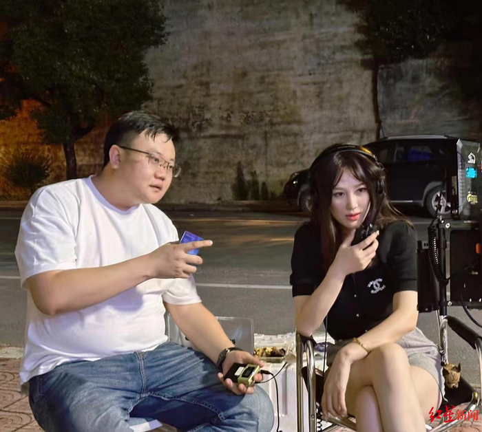 ▲独立制片人高雅依在拍摄现场