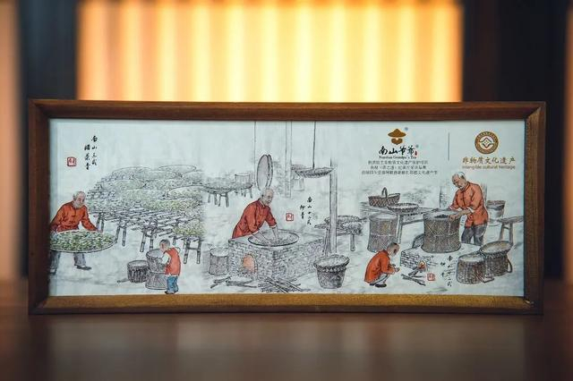 △以27式铁观音制作非遗技艺图为装饰的礼盒