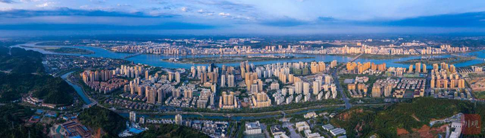 C视觉·记录我的城㊵丨全景遂宁 逐水而居的“公园”之城_手机新浪网