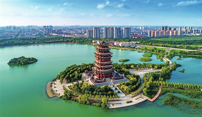     滨州蒲湖风景区    （滨州市发展改革委供图）