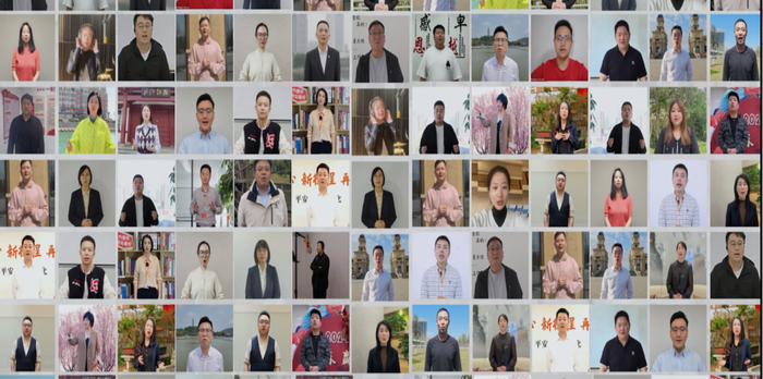 　　“我们和产险走过了春秋冬夏，走过了三千亿佳绩风华；奋力再突破共成长不负韶华，用拼搏扬帆和明天对话……”