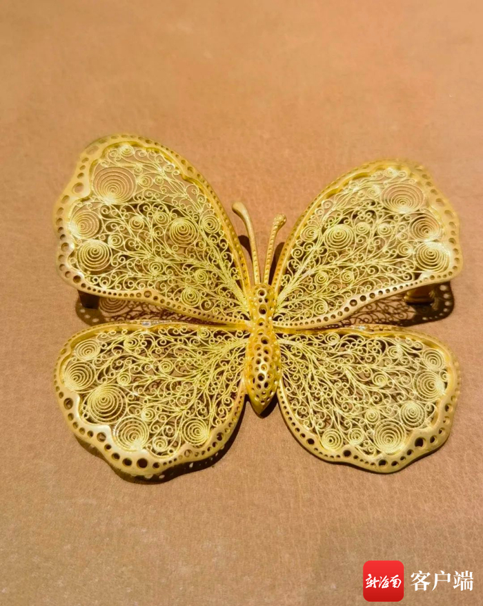 嘉宝阁以“一蝶一展”为主题参展第四届消博会。第四届消博会组委会供图