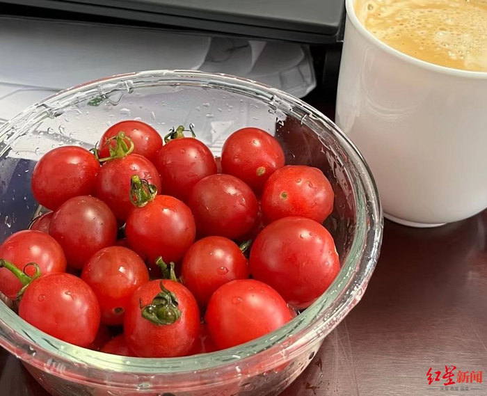 ▲叶小姐分享的餐食