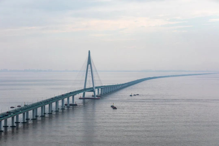 杭州湾跨海大桥。图/图虫创意