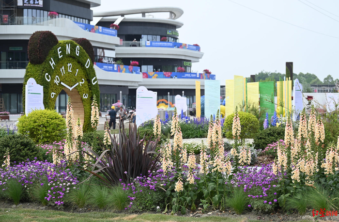 ▲成都世园会郫都分会场春天花乐园