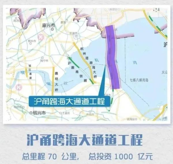 沪甬跨海通道示意图。图片来源于宁波市政府官网