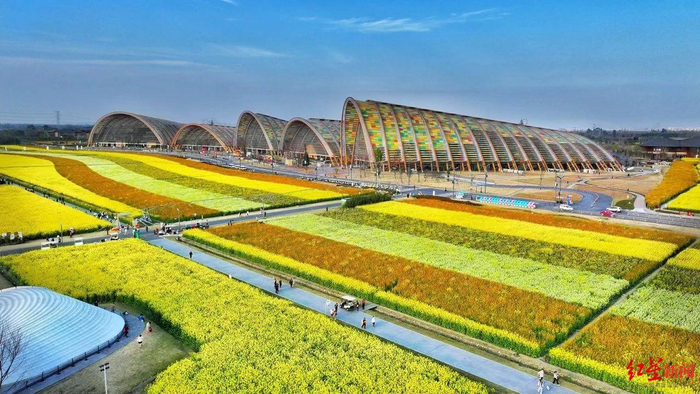 ▲成都世园会新津分会场——天府农博园 （资料图 新津区融媒体中心供图）