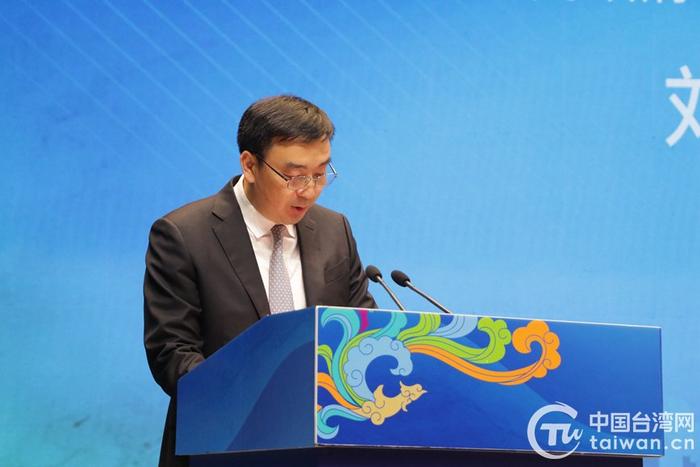 四川省人民政府台湾事务办公室副主任刘浩在致辞。（中国台湾网记者 李宁 摄）