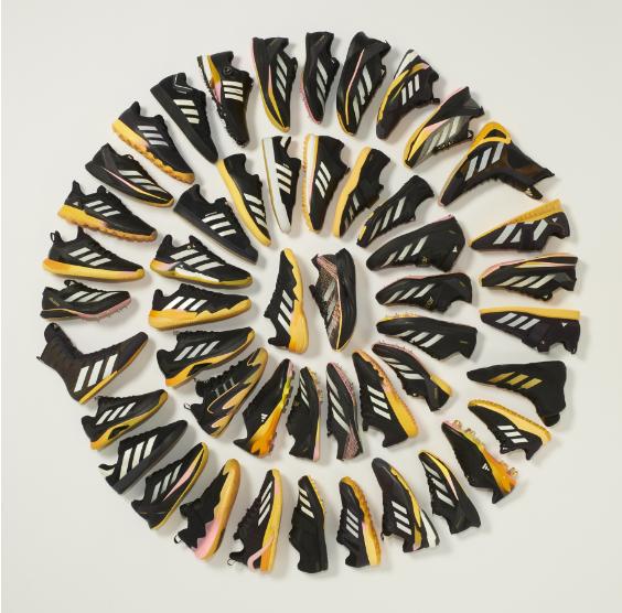 图：阿迪达斯49双运动鞋覆盖41个运动项目