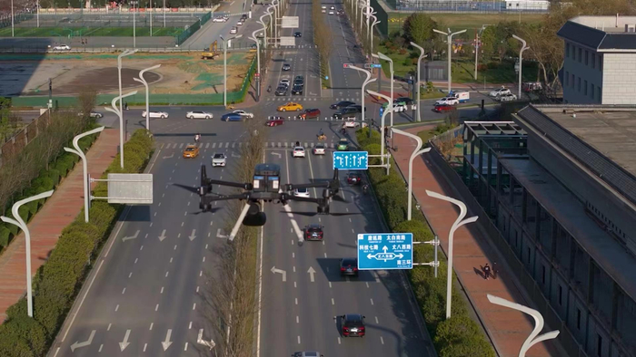 ▲无人机参与日常巡逻任务