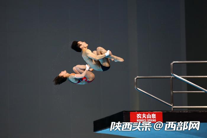 跳水世界杯混合团体决赛中国队摘金。
