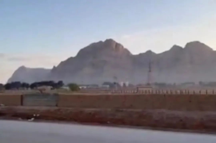 ▲ 伊朗塔斯尼姆通讯社发布画面显示，伊朗伊斯法罕核设施附近一切正常