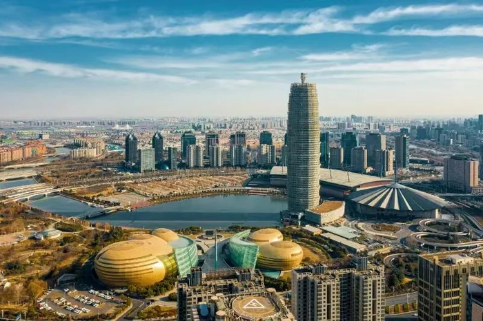 郑州城市风光图/图虫创意