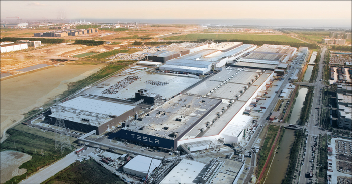 特斯拉上海超级工厂实现了零部件本土化率超95%。（特斯拉上海超级工厂供图）