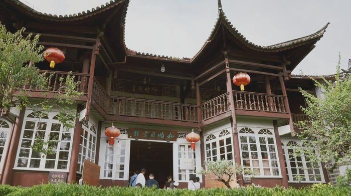位于云南腾冲和顺古镇里的和顺图书馆，也是当地著名旅游景点之一。 腾冲市委宣传部供图