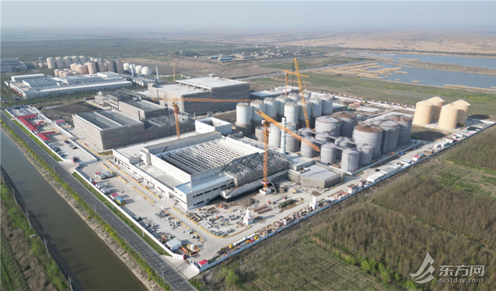 上海生物能源再利用中心项目三期建设现场