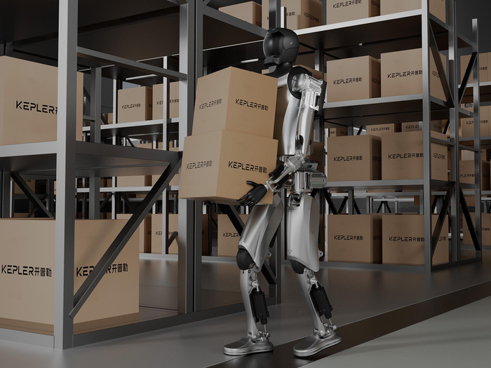 开普勒人形机器人在仓储场景实现物流搬运功能